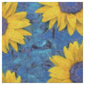 Sonnenblumen Stoff (Nahaufnahme)