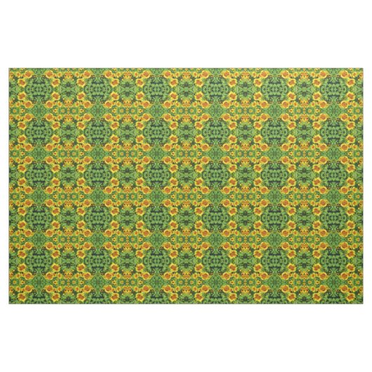 Sonnenblumen Stoff (Fat Quarter (45,7 x 55,9 cm))