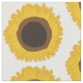 Sonnenblumen Stoff (Nahaufnahme)