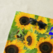 Sonnenblumen Strandtuch Ukraine Flaggenfarben (Beispiel)