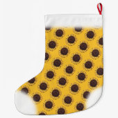 Sonnenblumen Strumpf Gold Weihnachts Strumpf Custo Großer Weihnachtsstrumpf (Rückseite)