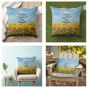 Sonnenblumen Stylisch Elegant Beste Mutter Aller Z Kissen