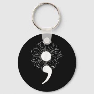 Sonnenblumen Suizid Awareness Shirt Psychische Ges Schlüsselanhänger