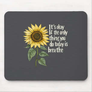 Sonnenblumen-Suizid-Bewusstsein Mousepad