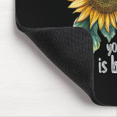 Sonnenblumen-Suizid-Bewusstsein  Mousepad (Ecke)