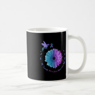 Sonnenblumen Suizidprävention Bewusstsein Kaffeetasse