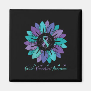 Sonnenblumen Suizidprävention Monat Magnet