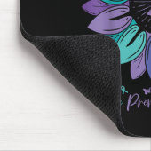 Sonnenblumen Suizidprävention Monat Mousepad (Ecke)