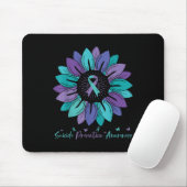 Sonnenblumen Suizidprävention Monat Mousepad (Mit Mouse)