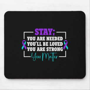 Sonnenblumen Suizidprävention Selbstmordgedanken 1 Mousepad