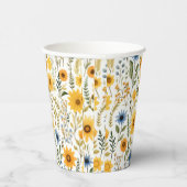 Sonnenblumen Summer Party Paper Cups Pappbecher (Rechts)