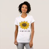 Sonnenblumen Süßes T-Shirt (Vorne ganz)