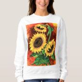 Sonnenblumen Sweatshirt (Vorderseite)
