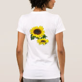 SONNENBLUMEN T-Shirt (Rückseite)