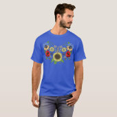 Sonnenblumen-T-Shirt Niedliche Blütenblume Vintag T-Shirt (Vorne ganz)