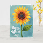 Sonnenblumen-Tag Grußkarte Karte (Gelbe Blume)