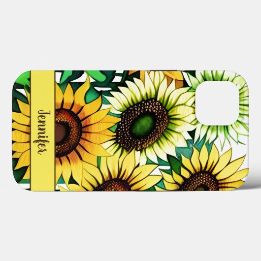 Sonnenblumen-Tapete Case-Mate iPhone Hülle (Rückseite (Horizontal))