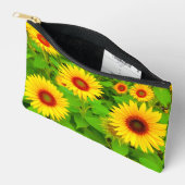Sonnenblumen-Täschchen Zubehörtasche (Offen)