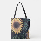 Sonnenblumen Tasche (Rückseite)