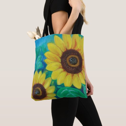Sonnenblumen Tasche (Von Nahem)