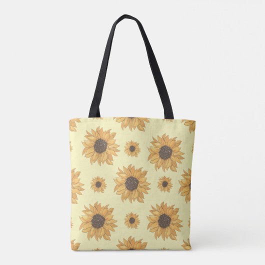 Sonnenblumen Tasche (Rückseite)