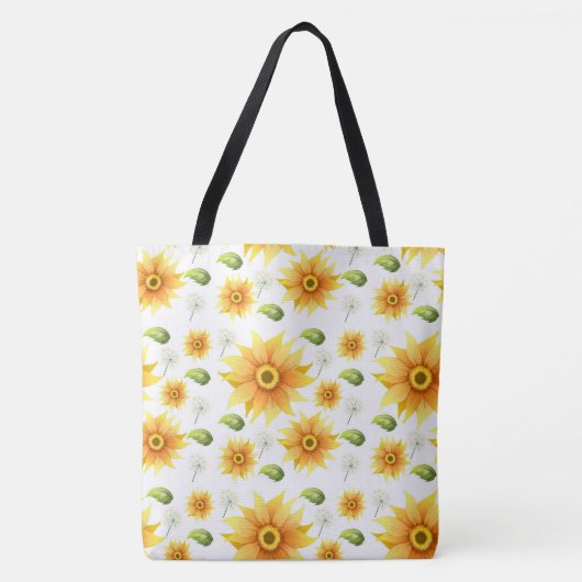 Sonnenblumen Tasche (Vorderseite)