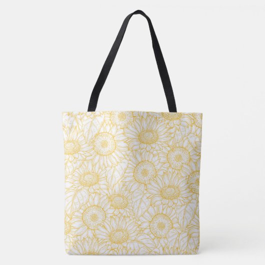 Sonnenblumen Tasche (Vorderseite)