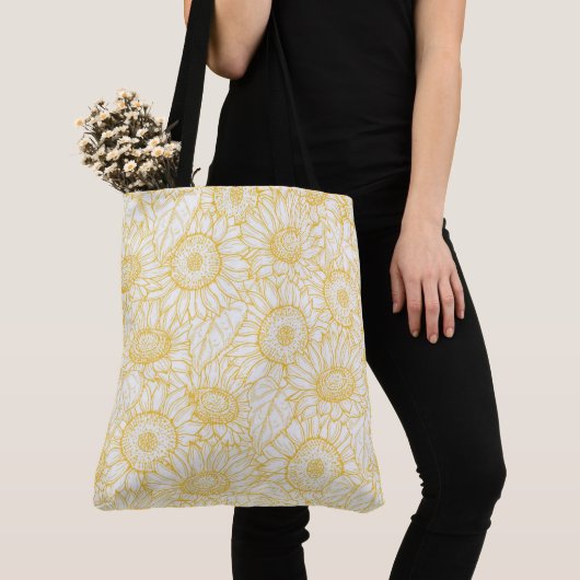 Sonnenblumen Tasche (Von Nahem)