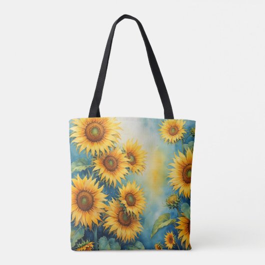 Sonnenblumen Tasche (Rückseite)