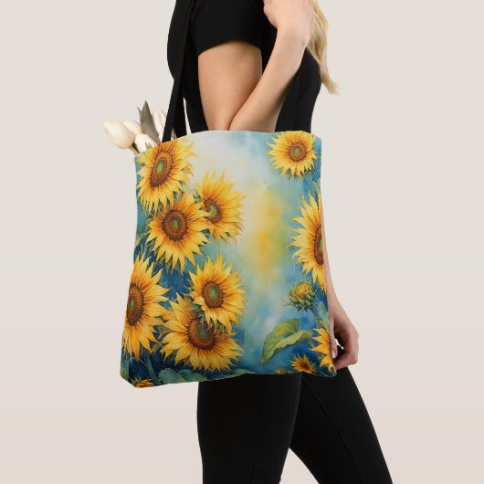 Sonnenblumen Tasche (Von Nahem)