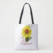Sonnenblumen-Tasche Tasche (Vorderseite)