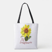 Sonnenblumen-Tasche Tasche (Rückseite)
