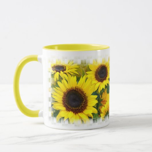 Sonnenblumen Tasse (Links)