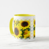 Sonnenblumen Tasse (Vorderseite Links)