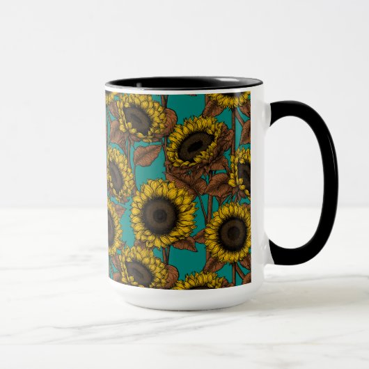 Sonnenblumen Tasse (Rechts)