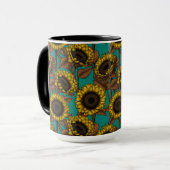 Sonnenblumen Tasse (Vorderseite Links)