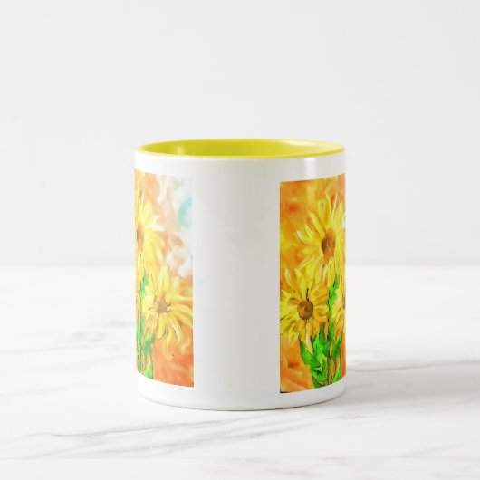 Sonnenblumen Tasse (Mittel)