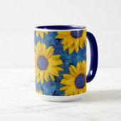 Sonnenblumen Tasse (VorderseiteRechts)