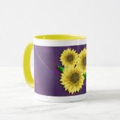 Sonnenblumen Tasse (Vorderseite Links)