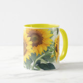 Sonnenblumen Tasse (VorderseiteRechts)