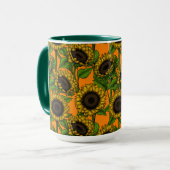 Sonnenblumen Tasse (Vorderseite Links)
