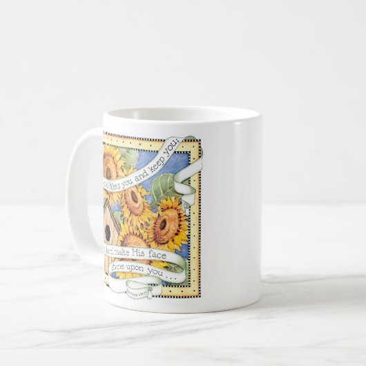 Sonnenblumen - Tasse (Vorderseite Links)