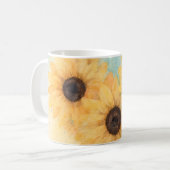 Sonnenblumen-Tasse Kaffeetasse (Vorderseite Links)