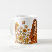 Sonnenblumen-Tasse Kaffeetasse (Vorderseite Links)
