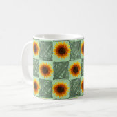Sonnenblumen-Tasse Kaffeetasse (Vorderseite Links)