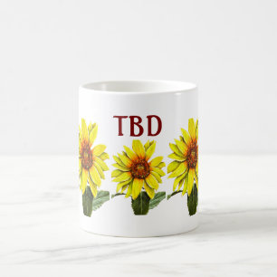 Sonnenblumen-Tasse Kaffeetasse