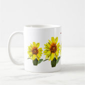 Sonnenblumen-Tasse Kaffeetasse (Links)