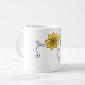Sonnenblumen-Tasse Kaffeetasse (Vorderseite Links)