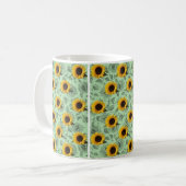 Sonnenblumen-Tasse Kaffeetasse (Vorderseite Links)
