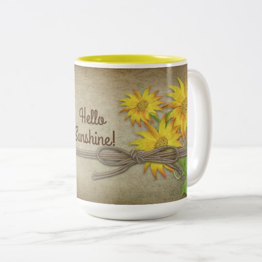 Sonnenblumen - Tasse - personifizieren